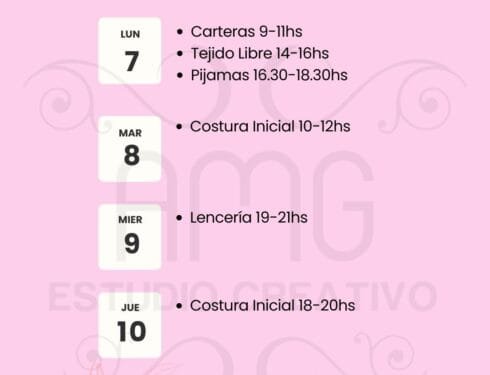 calendario cursos abril